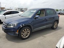Salvage cars for sale at Grand Prairie, TX auction: 2014 Volkswagen Tiguan S