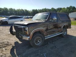 Salvage cars for sale from Copart Charles City, VA: 1982 Ford Bronco U100