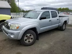 Salvage cars for sale from Copart East Granby, CT: 2009 Toyota Tacoma Double Cab Long BED