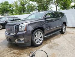 GMC Yukon xl Denali salvage cars for sale: 2017 GMC Yukon XL Denali