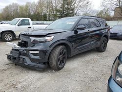 Salvage cars for sale from Copart North Billerica, MA: 2020 Ford Explorer ST