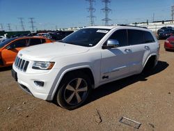 Jeep Grand Cherokee salvage cars for sale: 2016 Jeep Grand Cherokee Overland