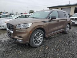 Salvage cars for sale from Copart Eugene, OR: 2022 Lincoln Aviator Grand Touring