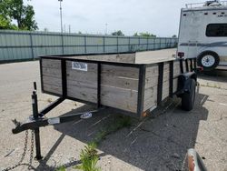Salvage trucks for sale at Woodhaven, MI auction: 2021 American Motors Utility Trailer