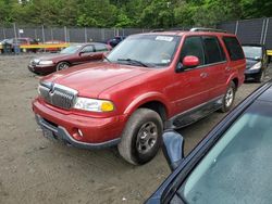 Salvage cars for sale at Waldorf, MD auction: 2002 Lincoln Navigator