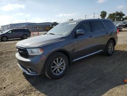 Salvage cars for sale at San Diego, CA auction: 2017 Dodge Durango SXT