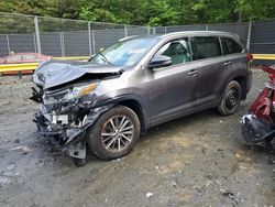 Vehiculos salvage en venta de Copart Waldorf, MD: 2018 Toyota Highlander SE