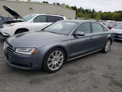 Salvage cars for sale from Copart Exeter, RI: 2015 Audi A8 L Quattro