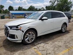 Salvage cars for sale at Wichita, KS auction: 2021 Audi Q7 Premium Plus