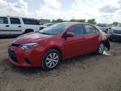 Salvage cars for sale from Copart Kansas City, KS: 2014 Toyota Corolla L