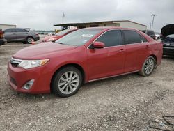 Salvage cars for sale at Temple, TX auction: 2012 Toyota Camry SE