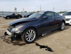 Salvage cars for sale from Copart Chicago Heights, IL: 2013 Infiniti G37