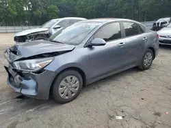 Salvage cars for sale at Austell, GA auction: 2019 KIA Rio S