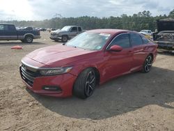 Salvage cars for sale at Greenwell Springs, LA auction: 2019 Honda Accord Sport