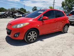 Salvage cars for sale from Copart Riverview, FL: 2012 Mazda 2