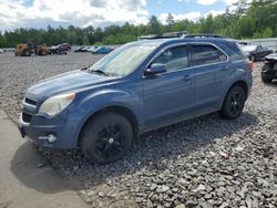 Salvage cars for sale at Windham, ME auction: 2012 Chevrolet Equinox LT