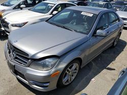 Salvage cars for sale at Martinez, CA auction: 2014 Mercedes-Benz C 250