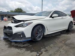 Salvage cars for sale at Orlando, FL auction: 2018 Infiniti Q60 Luxe 300