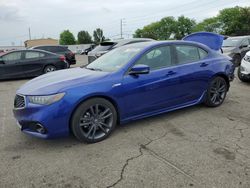 Acura TLX salvage cars for sale: 2018 Acura TLX TECH+A