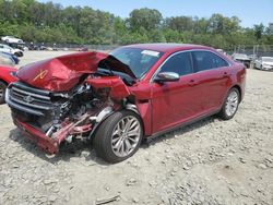 Salvage cars for sale at Waldorf, MD auction: 2014 Ford Taurus Limited