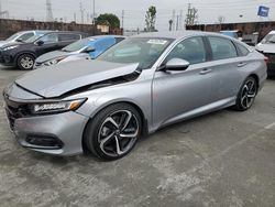 Salvage cars for sale at Wilmington, CA auction: 2020 Honda Accord Sport