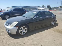 Salvage cars for sale from Copart San Diego, CA: 2003 Infiniti G35
