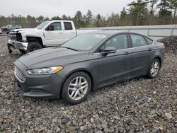 Salvage cars for sale at Windham, ME auction: 2015 Ford Fusion SE