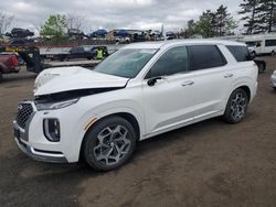 Salvage cars for sale at New Britain, CT auction: 2021 Hyundai Palisade Calligraphy
