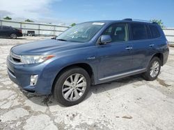 Salvage cars for sale from Copart Walton, KY: 2013 Toyota Highlander Hybrid Limited