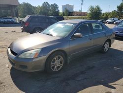 Salvage cars for sale from Copart Gaston, SC: 2006 Honda Accord EX