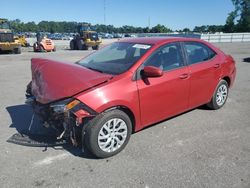 Toyota Corolla l salvage cars for sale: 2017 Toyota Corolla L