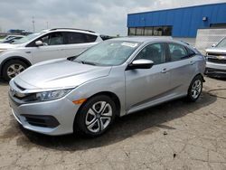 Salvage cars for sale at Woodhaven, MI auction: 2016 Honda Civic LX