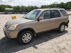 Salvage cars for sale from Copart Charles City, VA: 2005 Honda CR-V SE