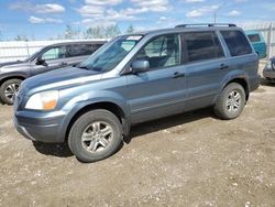 Salvage cars for sale from Copart Nisku, AB: 2005 Honda Pilot EX