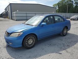 Salvage cars for sale at Gastonia, NC auction: 2004 Honda Civic LX