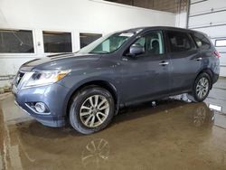 Salvage cars for sale from Copart Blaine, MN: 2014 Nissan Pathfinder S