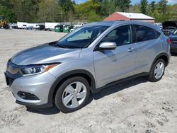 Salvage cars for sale at Mendon, MA auction: 2019 Honda HR-V EX