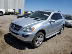 Salvage cars for sale from Copart Tucson, AZ: 2007 Mercedes-Benz ML 350