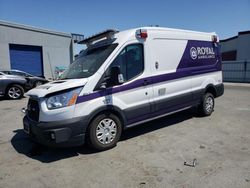 Salvage trucks for sale at Hayward, CA auction: 2022 Ford Transit T-250