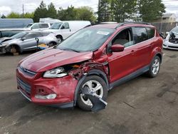 Salvage cars for sale at Denver, CO auction: 2015 Ford Escape SE