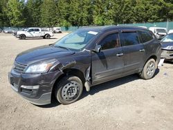 Salvage cars for sale at Graham, WA auction: 2015 Chevrolet Traverse LS