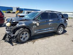 Salvage cars for sale at Woodhaven, MI auction: 2020 Ford Explorer XLT