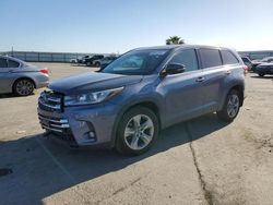 Salvage cars for sale at Martinez, CA auction: 2018 Toyota Highlander Limited