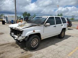 Salvage cars for sale at Pekin, IL auction: 1995 Jeep Grand Cherokee Limited