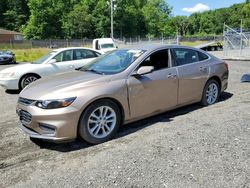 Salvage cars for sale from Copart Finksburg, MD: 2018 Chevrolet Malibu LT