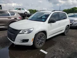 Salvage cars for sale at East Granby, CT auction: 2010 Volkswagen Tiguan SE