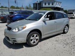 Salvage cars for sale at North Billerica, MA auction: 2004 Toyota Corolla Matrix Base