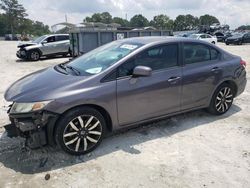 Honda salvage cars for sale: 2015 Honda Civic EXL