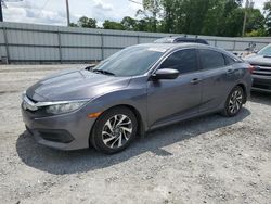 Salvage cars for sale at Gastonia, NC auction: 2017 Honda Civic EX