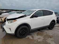 Salvage cars for sale at Grand Prairie, TX auction: 2018 Toyota Rav4 LE